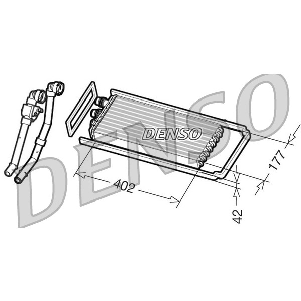 Слика на Ладник за парно DENSO DRR12101 за камион Iveco Stralis AT 440S43 - 430 коњи дизел