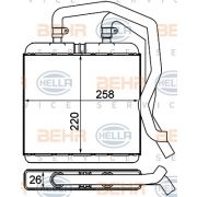 Слика 1 на Ладник за парно HELLA 8FH 351 000-601