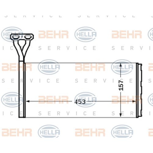 Слика на Ладник за парно HELLA 8FH 351 024-391 за камион Scania 4 Series 114 C/340 - 340 коњи дизел