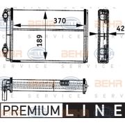 Слика 1 на Ладник за парно HELLA BEHR  SERVICE  PREMIUM LINE 8FH 351 312-421