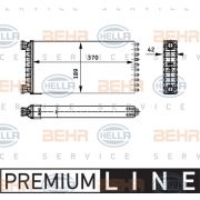 Слика 1 на Ладник за парно HELLA BEHR  SERVICE  PREMIUM LINE 8FH 351 312-551