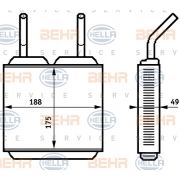 Слика 1 $на Ладник за парно HELLA BEHR  SERVICE  PREMIUM LINE 8FH 351 313-271