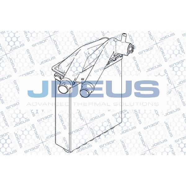 Слика на Ладник за парно JDEUS RA2110941 за Citroen Jumpy (V) 2.0 BlueHDi 150 - 150 коњи дизел