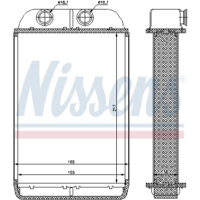 Слика на Ладник за парно NISSENS 70232 за Audi A6 Avant (4B, C5) 2.4 quattro - 165 коњи бензин