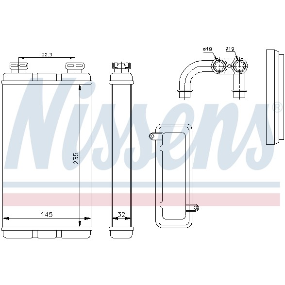 Слика на Ладник за парно NISSENS 70519