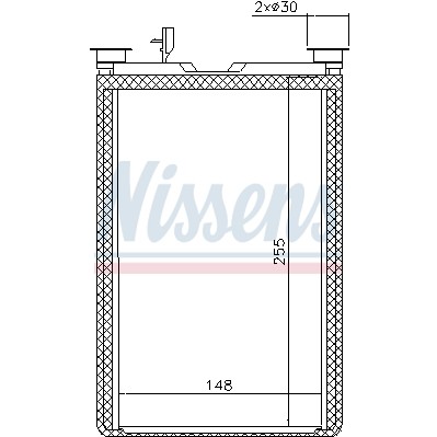 Слика на Ладник за парно NISSENS 70526 за BMW 1 Cabrio E88 123 d - 204 коњи дизел