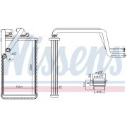 Слика 1 $на Ладник за парно NISSENS 707074