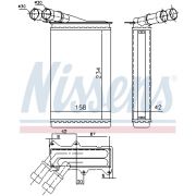 Слика 1 на Ладник за парно NISSENS 71147