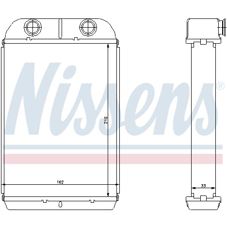 Слика на Ладник за парно NISSENS 71452