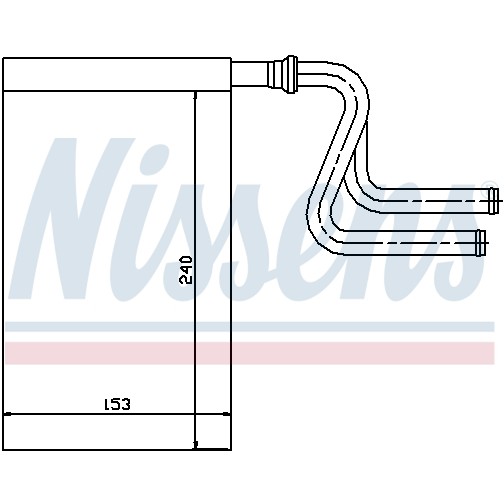 Слика на Ладник за парно NISSENS 71745 за Ford Mondeo 1 Saloon (GBP) 1.8 TD - 88 коњи дизел