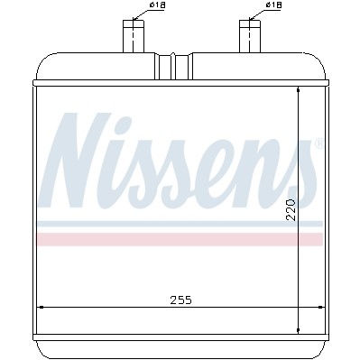 Слика на Ладник за парно NISSENS 71810 за камион Iveco Daily 2 Bus Box 35 S 15 V, 35 C 15 V (A6HCV3B2, A6HBV4B2, A6HC41B2...) - 146 коњи дизел