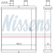 Слика 1 $на Ладник за парно NISSENS 71817