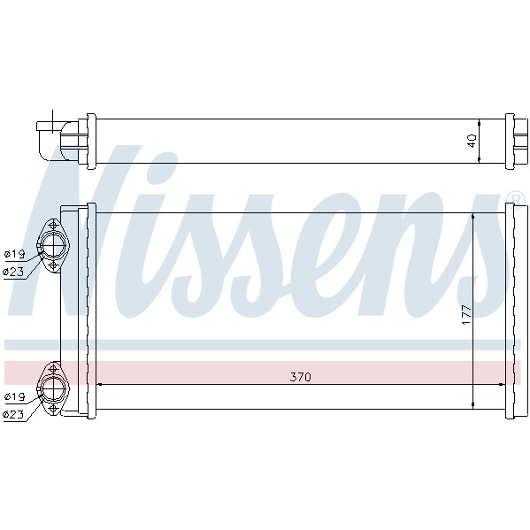 Слика на Ладник за парно NISSENS 71928 за камион MAN L2000 8.155 LLS, LLRS - 155 коњи дизел