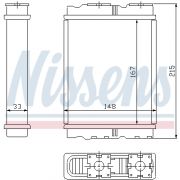 Слика 1 на Ладник за парно NISSENS 72050