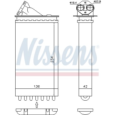 Слика на Ладник за парно NISSENS 72655 за Jeep Grand Cherokee 4 (wk, wk2) 5.7 V8 4x4 - 352 коњи бензин