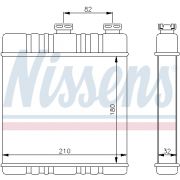 Слика 1 на Ладник за парно NISSENS 72660