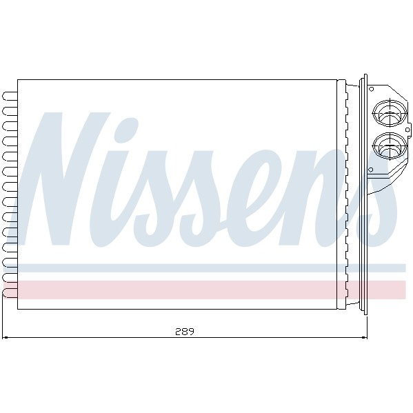 Слика на Ладник за парно NISSENS 72943