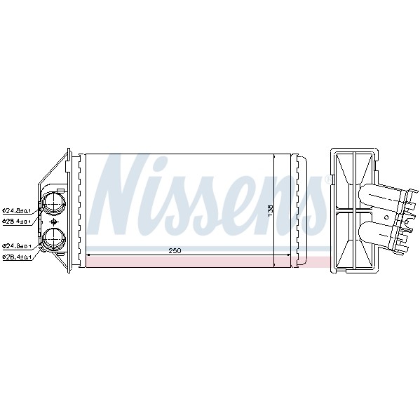 Слика на Ладник за парно NISSENS 72944 за Peugeot 307 SW (3H) 2.0 HDI 90 - 90 коњи дизел