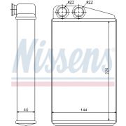 Слика 1 на Ладник за парно NISSENS 73249