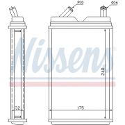 Слика 1 на Ладник за парно NISSENS 73624