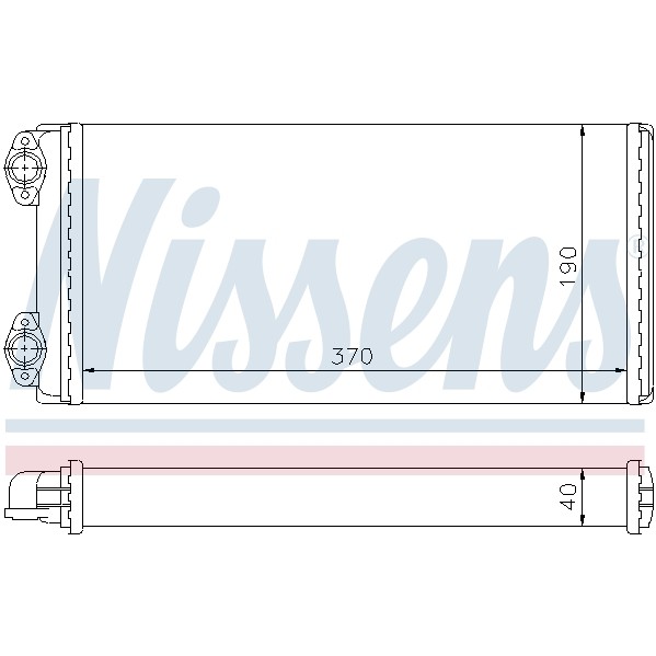 Слика на Ладник за парно NISSENS 73625 за камион Volvo FL 10/320 - 320 коњи дизел