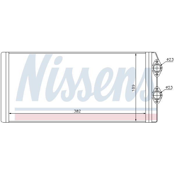 Слика на Ладник за парно NISSENS 73629