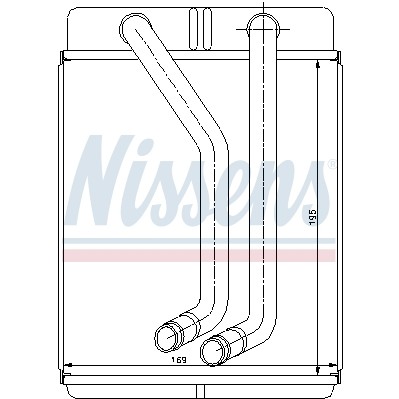 Слика на Ладник за парно NISSENS 77507