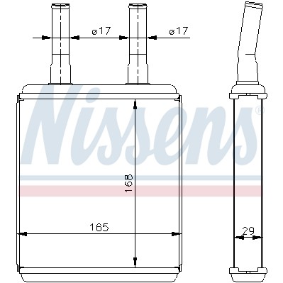 Слика на Ладник за парно NISSENS 77604 за Hyundai Accent 2 (LC) 1.5 - 90 коњи бензин