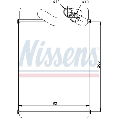 Слика на Ладник за парно NISSENS 77616 за Hyundai Trajet (FO) 2.0 - 136 коњи бензин