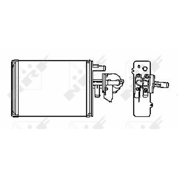 Слика на Ладник за парно NRF 53235 за Peugeot J5 Box (290L) 2.5 D - 73 коњи дизел