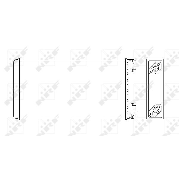 Слика на Ладник за парно NRF 53544 за камион MAN F 90 19.262 FAK - 260 коњи дизел