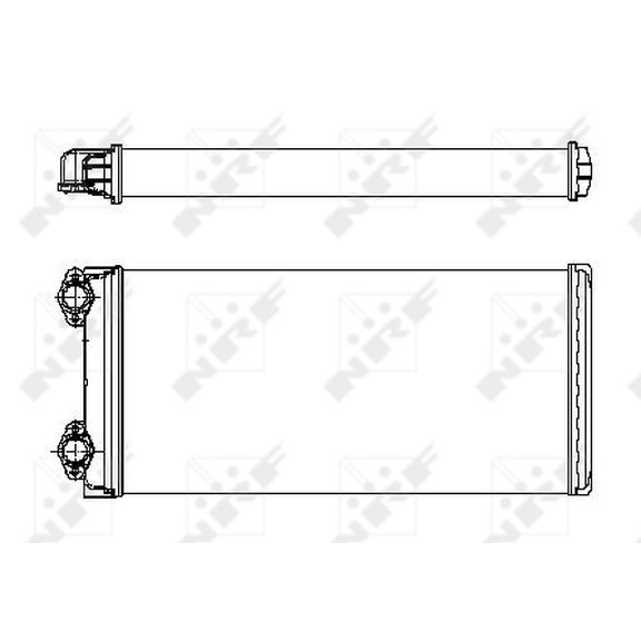 Слика на Ладник за парно NRF 53546 за камион MAN L2000 10.185 LC,10.185 LLC, LRC, LLRC (LE180C) - 180 коњи дизел