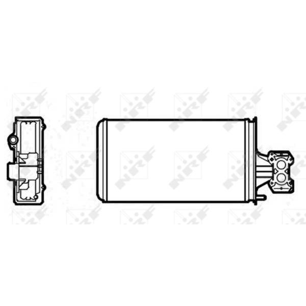 Слика на Ладник за парно NRF 53624 за камион Iveco Eurocargo 100 E 18 K tector, 100 E 18 DK tector - 181 коњи дизел