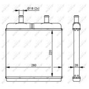 Слика 1 на Ладник за парно NRF 54214