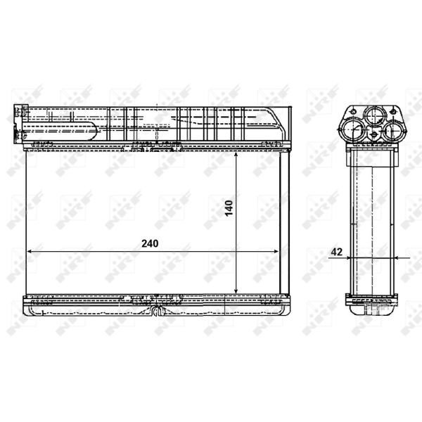 Слика на Ладник за парно NRF 54235