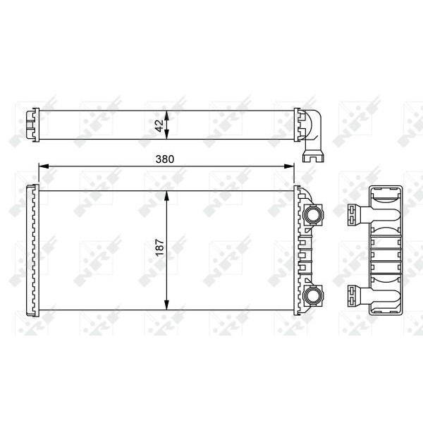 Слика на Ладник за парно NRF 54244