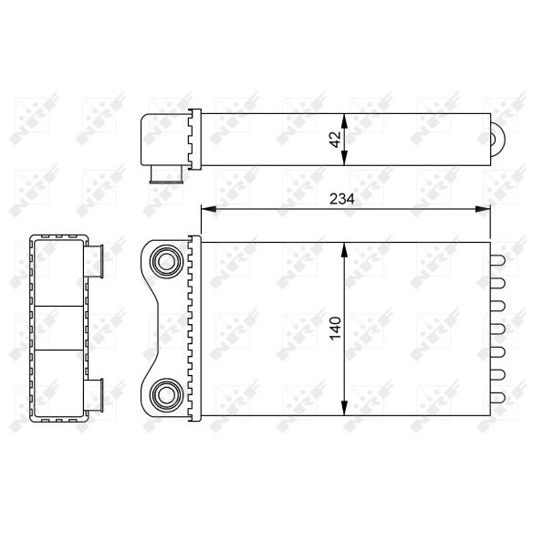 Слика на Ладник за парно NRF 54252