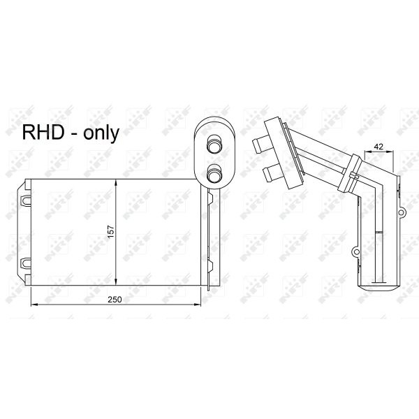 Слика на Ладник за парно NRF 54253