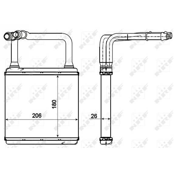 Слика на Ладник за парно NRF 54273