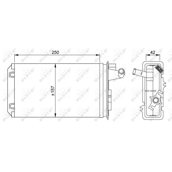 Слика на Ладник за парно NRF 58637