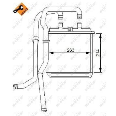 Слика на Ладник за парно NRF EASY FIT 54216