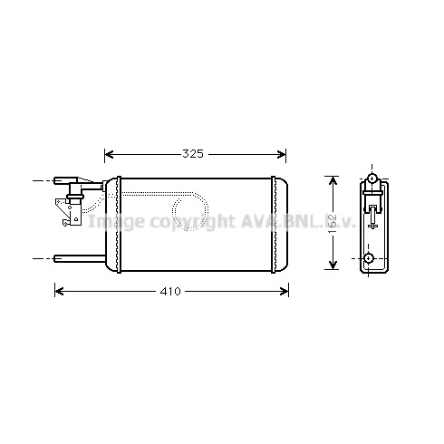 Слика на Ладник за парно PRASCO IV6014 за камион Iveco Turbostar 190-36 - 377 коњи дизел