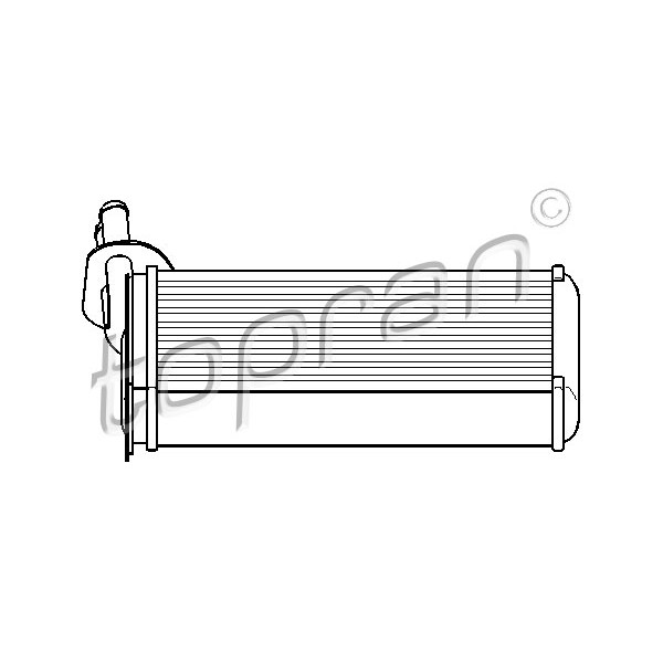 Слика на Ладник за парно TOPRAN 108 614 за VW Transporter T4 Box 2.4 D - 78 коњи дизел