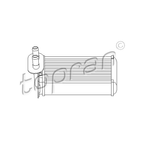 Слика на Ладник за парно TOPRAN 108 826 за VW Transporter T4 Box 2.8 VR6 - 140 коњи бензин