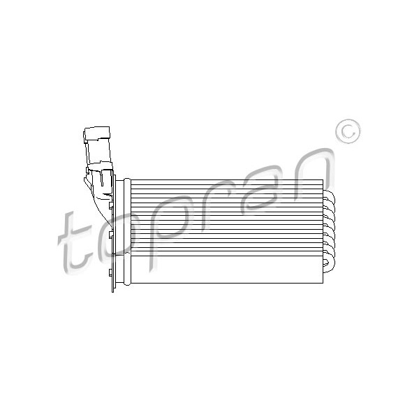 Слика на Ладник за парно TOPRAN 721 417 за Citroen Xantia Break X1 1.8 i - 101 коњи бензин