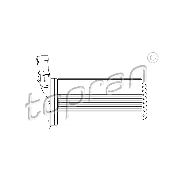 Слика на Ладник за парно TOPRAN 721 419 за Citroen Xantia Break X1 1.8 i - 101 коњи бензин