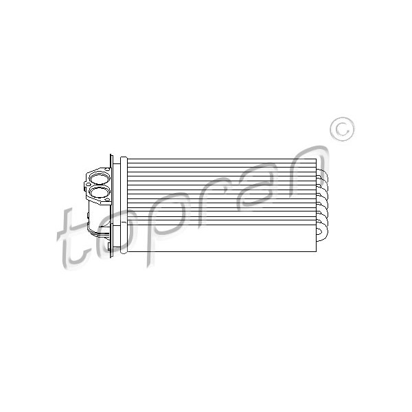 Слика на Ладник за парно TOPRAN 721 425 за Citroen Xsara Picasso N68 1.8 16V - 115 коњи бензин