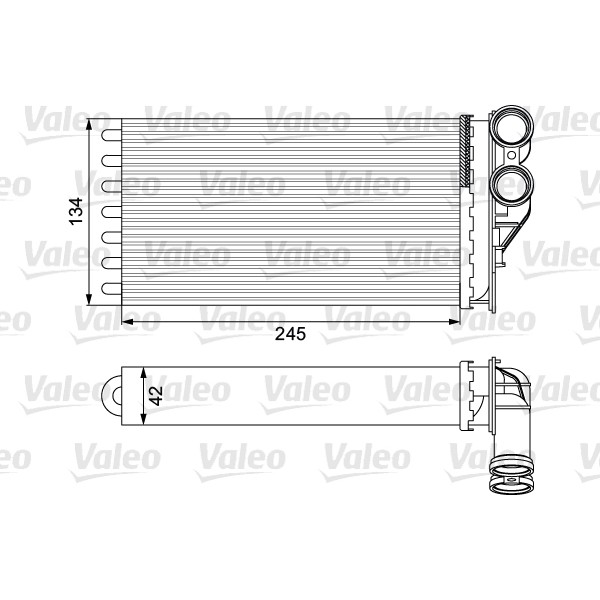 Слика на Ладник за парно VALEO 811503 за Citroen C4 LC Hatchback 2.0 HDi - 136 коњи дизел