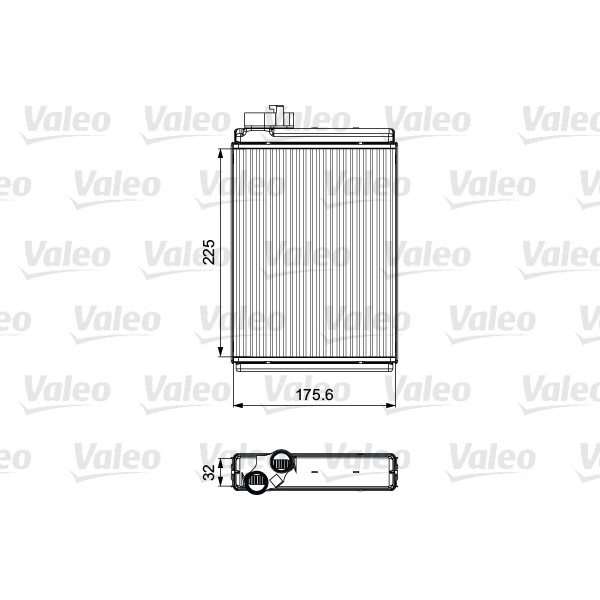 Слика на Ладник за парно VALEO 811507 за Audi A4 Avant (8K5, B8) 1.8 TFSI - 170 коњи бензин