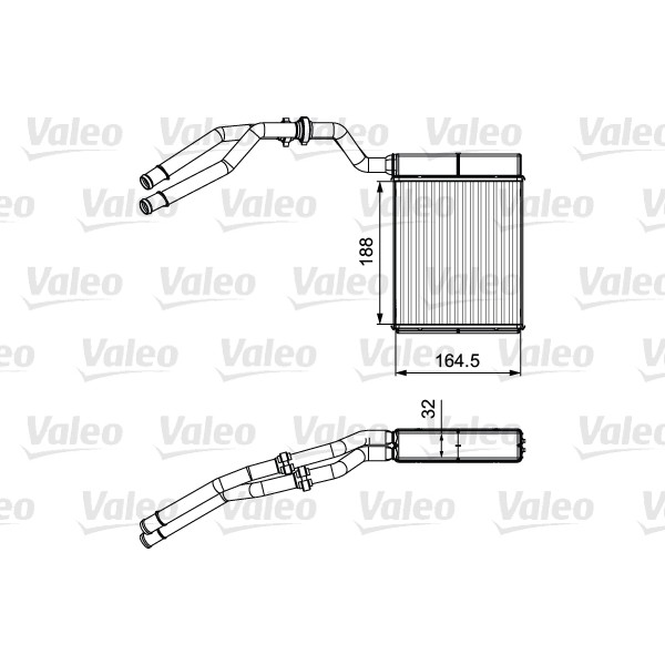 Слика на Ладник за парно VALEO 811515